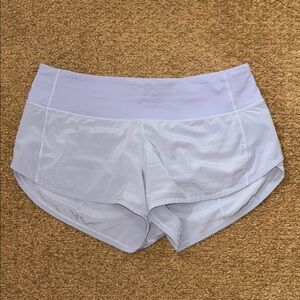 lululemon athletica Light Purple Athletic Shorts